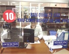 Quầy 10 - Bộ phận tiếp nhận và trả hồ sơ - Tầng trệt - Tòa nhà trung tâm hành chính 